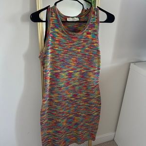 American Threads Multicolor Bodycon Dress